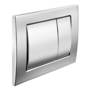 Schell Plaque de commande WC MONTUS FIELD mat chrome, commande avant ou arrière, pour chasse 2-Mg