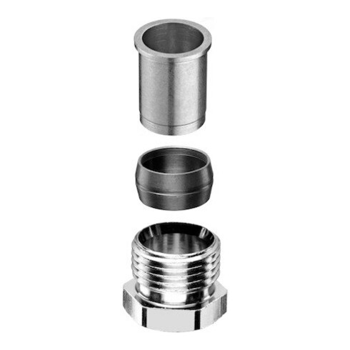 Schell Raccord à bague de serrage G 1/2 M, avec support, nipple fileté MS vn