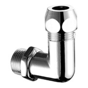 Schell Raccord coudé G 1/2 AGxG 3/8 AG, d= 10mm, chromé
