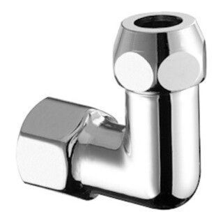 Schell Raccord coudé G 1/2 FF x G 3/8 FM, d= 10 mm, chromé