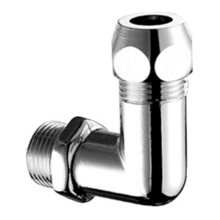 Schell Raccord coudé G 3/8 AGxG 3/8 AG, d= 10 mm, chromé