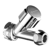 Schell Robinet d'arrêt incliné COMFORT G 1/2 F x G 3/8 M, forme compacte, chromé