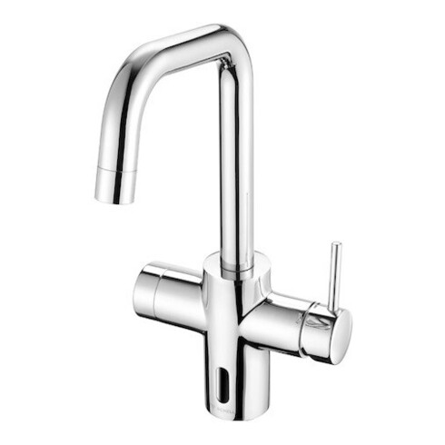 Schell Robinet de cuisine électrique GRANDIS E avec raccord B, 6 V, pour eau mixte, chromé