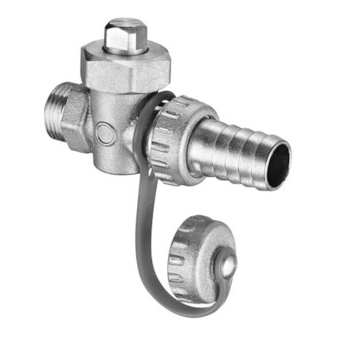 Schell Robinet de remplissage/vidange G 3/8 AG, avec robinet et clapet anti-retour, MS