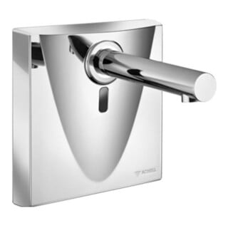 Schell Robinet mural pour lavabo WALIS E A 190mm, chrome, IR, pour eau froide et mélange, vc