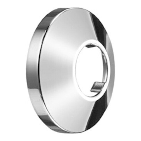 Schell rosette à pousser standard 1/2x55mm chrome