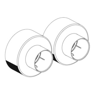 Schell Rosetten-Set VITUS verchromt