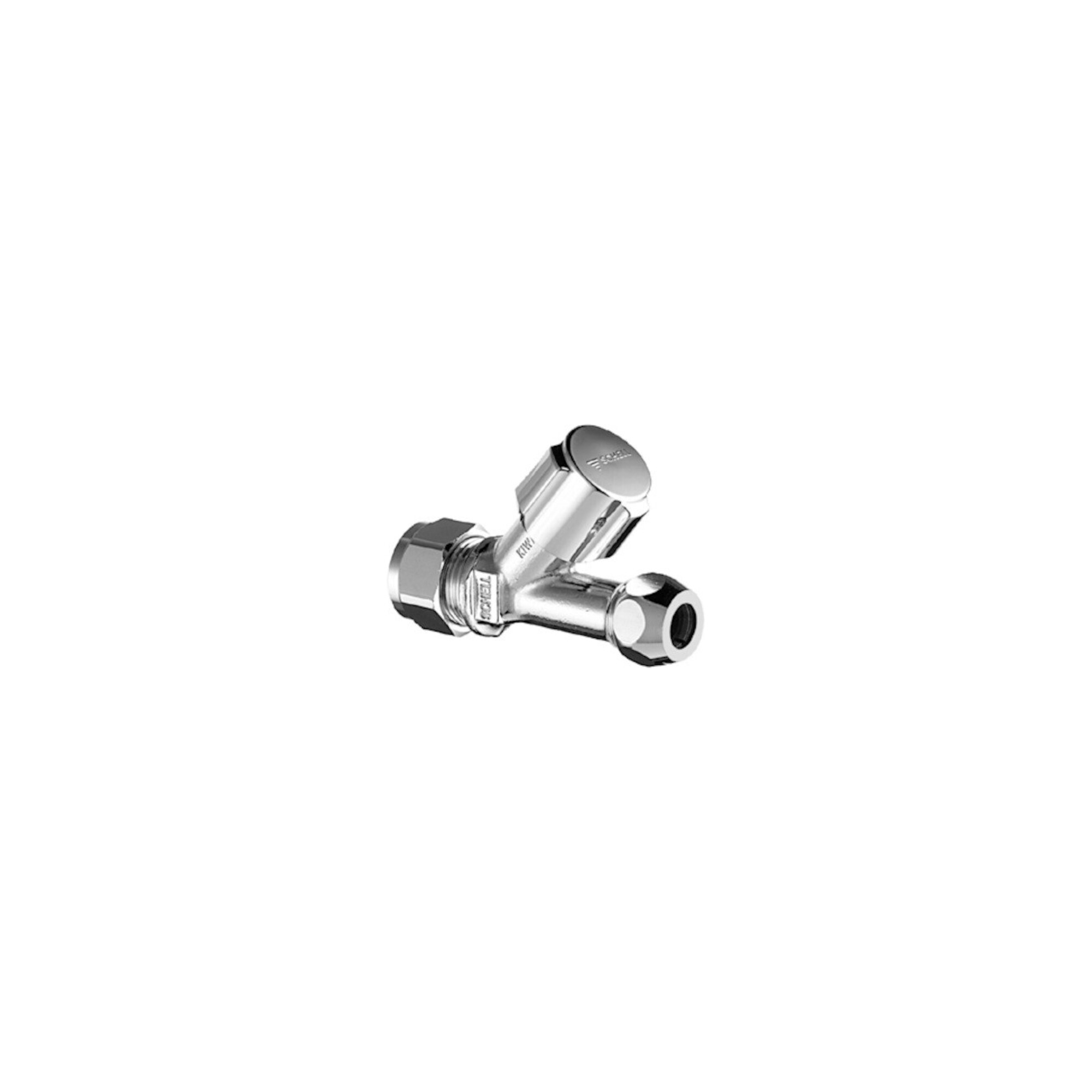 Schell Schrägsitzventil COMFORT DN 10, G 3/8 AG, d 12mm, KIWA, verchromt