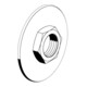 Schell Schraubrosette für POLAR Set, 3/4", chrom-1