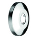 Schell Schubrosette Edelstahl 1/2", Ø 65 mm-1