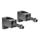 Schell Set de support mural MONTUS T 150-210mm, plastique, pour modules WC-3