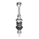 Schell Spülengarnitur vc, d 12mmxG 1/2 AG, Verstellb. 1-70mm-1