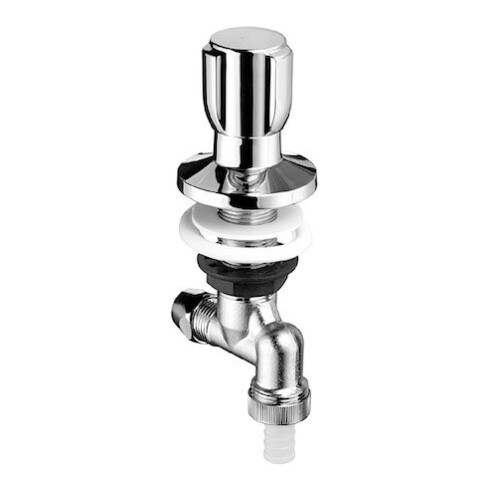 Schell Spültischventil COMFORT d 10mmxG 1/2 AG, m RV, verchromt, o. RB
