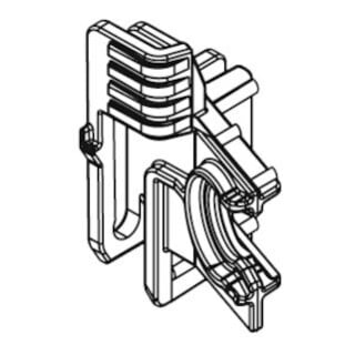 Schell Support de robinet flotteur MONTUS pour réservoir de chasse 8 cm