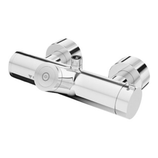 Schell Thermostat de douche VITUS VD-C-T CVD, à piles, mélangeur, chromé
