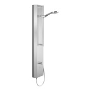 Schell V-Duschpaneel LINUS Inox DP-C-T-H El. THM, m Duschk. Comf., ES gebürstet