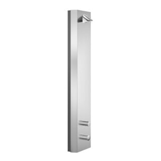 Schell V-Duschpaneel LINUS Inox DP-SC-T Selbstschl THM, m Duschk. Comf., ES geb.
