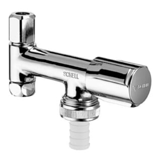 Schell vanne COMFORT avec disconnecteur 3/8 chromé