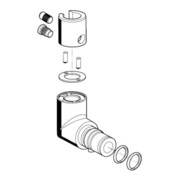Schell VITUS angle de sortie pour robinetterie lavabo AP