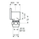 Schell Wandscheibe chrom mit Quetschverschraubung 1/2" x 10 mm-4