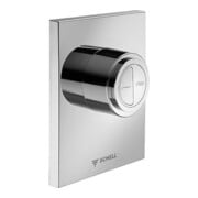 Schell WC-Betätigungsplatte EDITION ECO 100 124x153,5x12mm, Kunststoff, verchromt