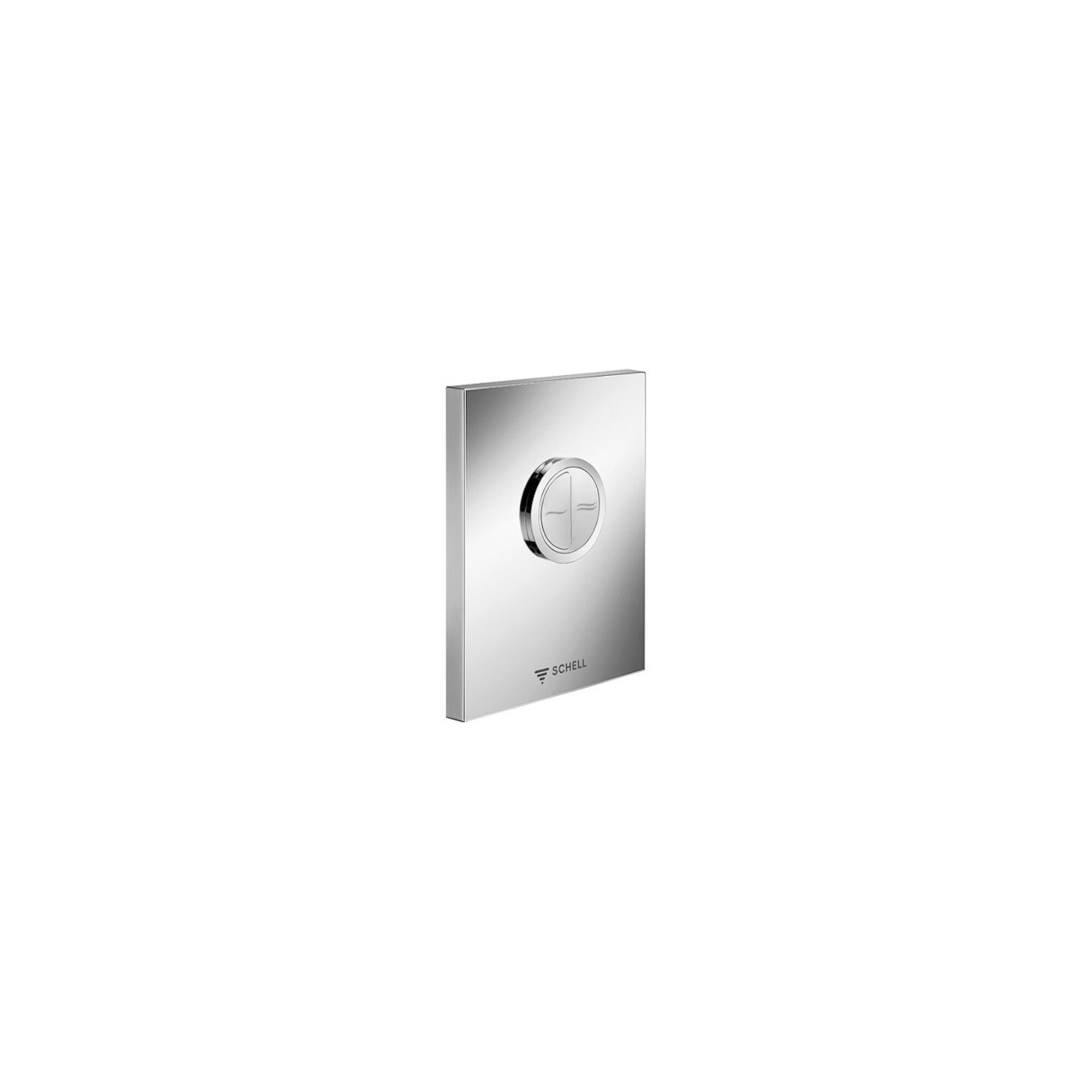 Schell WC-Betätigungsplatte EDITION ECO ND 124x153,5x12mm, ND, 2-Mengen-Spülung, aw
