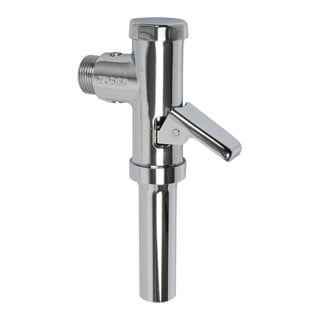 SCHELL WC-Druckspüler, Chrom, 3/4" mit Hebel 3/4" chrom