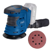 Scheppach Akku- Exzenterschleifer COS125-20ProS + 2 x 4.0Ah-Akku + Schnellladegerät-1