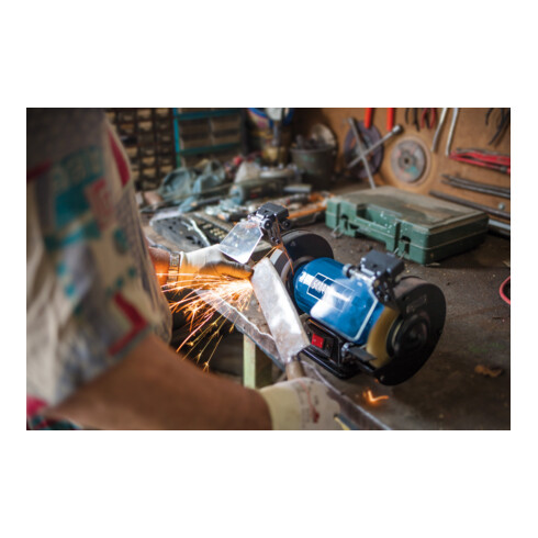 Scheppach Doppelschleifer SM150LB mit Bürste