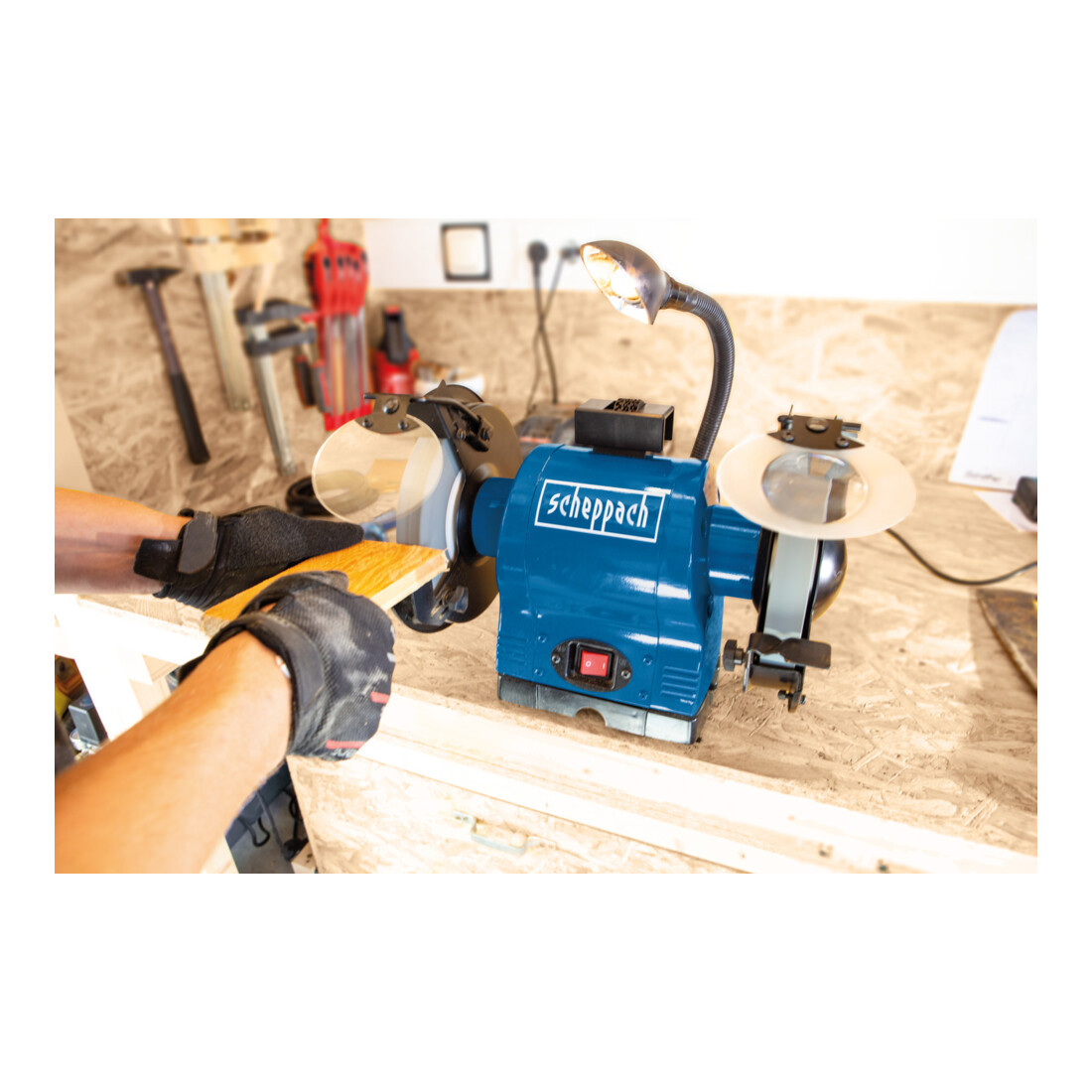 Scheppach Double meuleuse BG200 Scheppach - 230 V 50 Hz 550 W