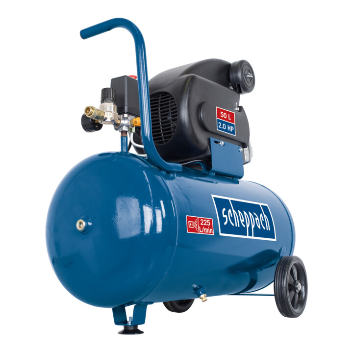 Scheppach Kompressor HC60 mit separater Ölflasche - 230V 50Hz 1500W - 50L