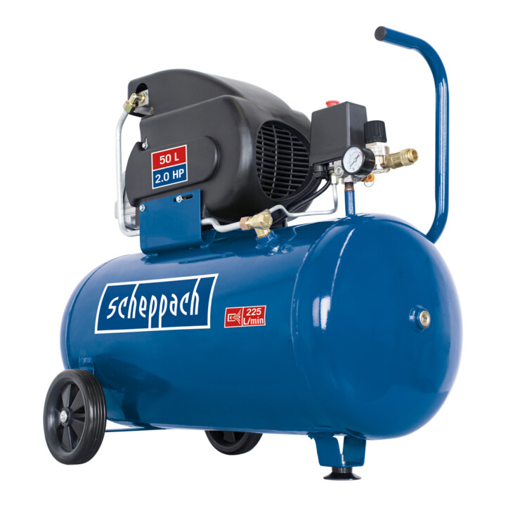 Scheppach Kompressor HC60 mit separater Ölflasche - 230V 50Hz 1500W - 50L