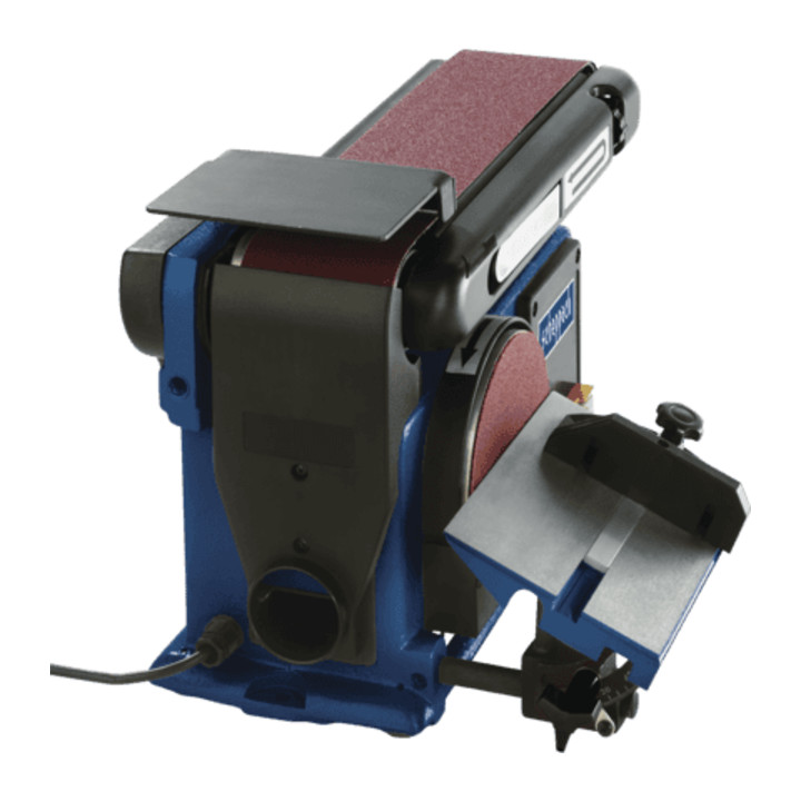 Scheppach Machine à bande et plateau abrasif BTS800 370W 230V/50Hz