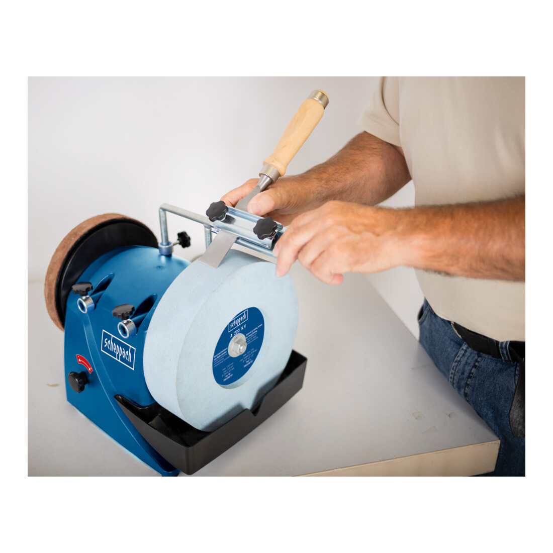 Scheppach Nassschleifsystem Tiger3000VS - 230-240V 50Hz 180W