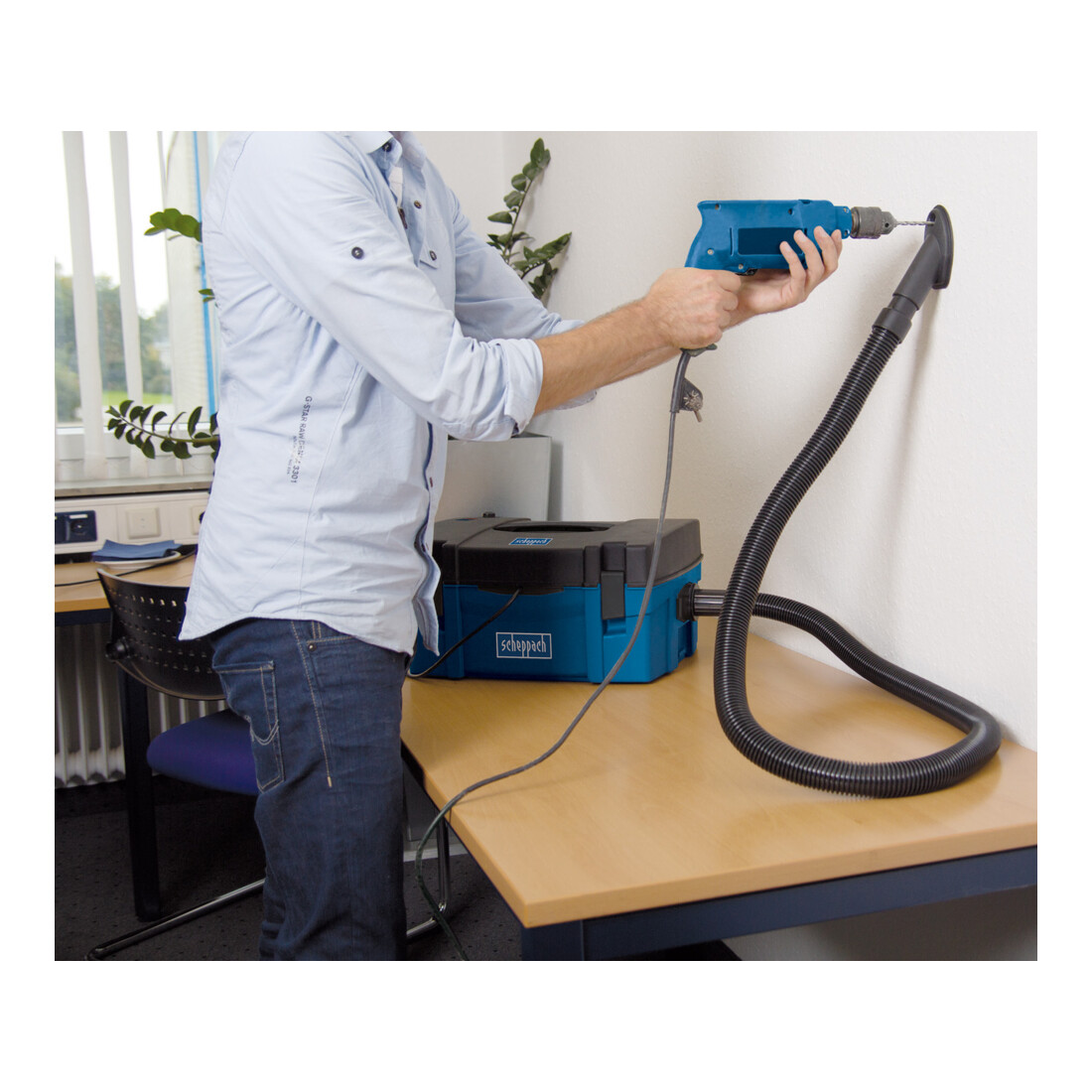 Scheppach Système d’aspiration HD2p 1250W 230V 50Hz