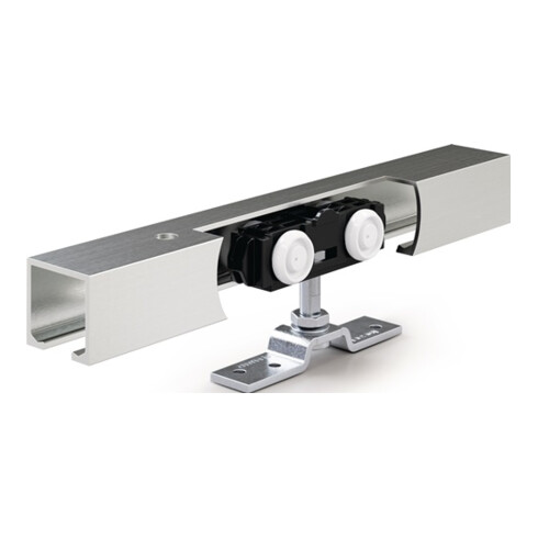 Schiebesyst.Rollan 80 NT 80kg 1900mm Glasflg.Kompletts.50-97cm Wm.GEZE