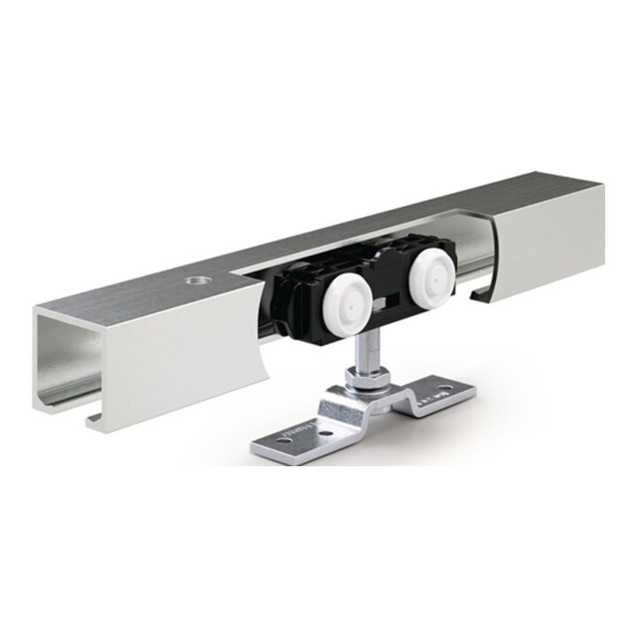 Schiebesyst.Rollan 80 NT 80kg 1900mm Glasflg.Kompletts.50-97cm Wm.GEZE