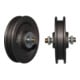 Schiebetorrolle 75 mm Stahl verzinkt 35 kg 9/11 mm-1
