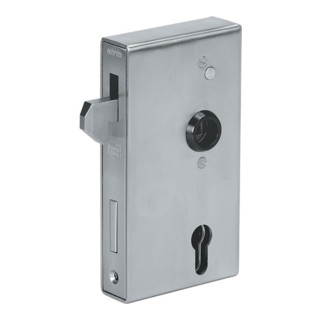 Schiebetür-Schlosskasten 140SNIG V2A DIN L/R Maß A40xB94,5xC173mm Dornm.60mm
