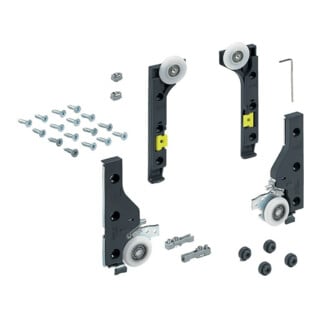 Schiebetürbeschlag 1 Komplett Set 30kg HETTICH