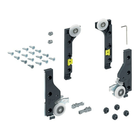 Schiebetürbeschlag 1 Komplett Set 30kg HETTICH