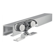 Schiebetürbeschlag Rollan 40N komplett Flügel-B.50-119cm Alu.-1