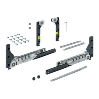 Schiebetürbeschlag SlideLine M Komplett Set 10kg HETTICH
