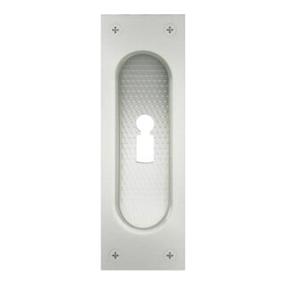 Schiebetürmuschel 42 4211 BB L.120mm B.40mm Alu. 0105 ktg. EL.-T. 11,5mm FSB