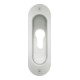 Schiebetürmuschel 42 4212 PZ L.120mm B.40mm Alu. 0105 ov. EL.-T. 11,5mm FSB-1