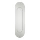 Schiebetürmuschel 4250 001 blind L.155mm B.45mm Alu. 0105 ov. EL.-T. 18,5mm FSB-1