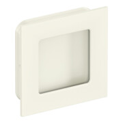 Schiebetürmuschel 544.60 PA 99 reinweiß glänzend quad.f.HLT L.60mm B.60mm HEWI