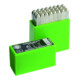 Schlagbuchstabensatz 331 27 pcs. Lettres majuscules A-Z, hauteur 6 mm, boîte plastique-1