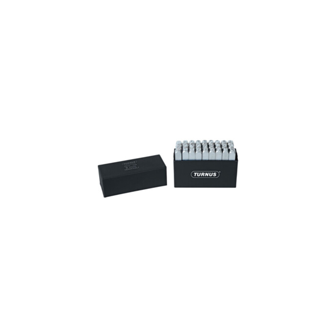 Schlagbuchstabensatz 331 27 pcs. Lettres majuscules A-Z, hauteur d'écriture 5 mm, boîte plastique