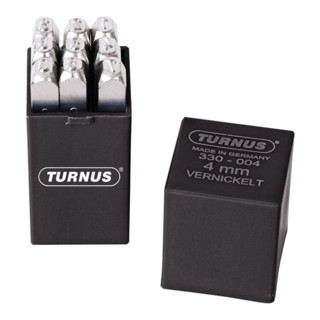 Schlagzahlensatz SH 5mm vernickelt Turnus